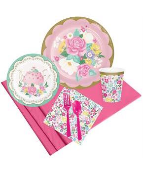Floral Tea Party Pack for 8