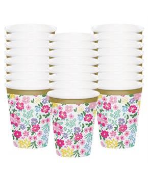 Floral Tea Party 9oz. Cup (24)