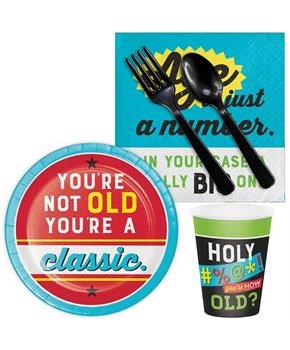 Old Age Humor Age is Just a Number Snack Pack for