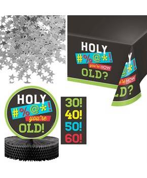 Old Age Humor Table Decoration Kit