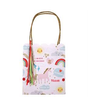 I Believe in Unicorns Paper Favor Bags (8)
