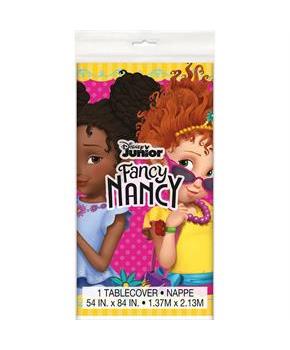 Fancy Nancy Plastic Tablecover 54"x 84" (1)