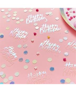 Ginger Ray Pastel Party Happy Birthday Confetti