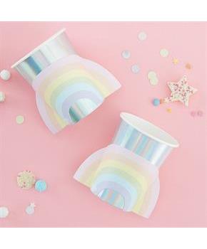 Ginger Ray Pastel Party Pop-Out Rainbow 9oz. Cup (