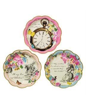 Talking Tables Truly Alice Plate Assorted Shaped D