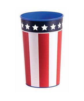 Patriotic 16oz. Plastic Favor Cup (1)