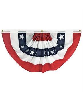 Patriotic 18" x 36" Nylon Bunting