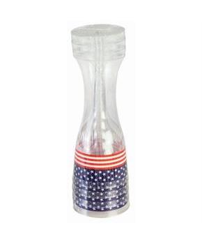 Plastic Patriotic Wine Glass (4 Count)