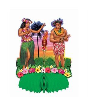 Luau Honey Comb 10" Centerpiece