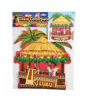 Luau Honey Comb 10" Tiki Bar Centerpiece