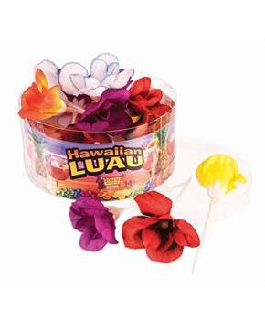 Luau-Pastel Flower Picks-24Pcs