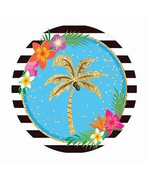 Summer Paradise Sparkle Lunch Plate (8)