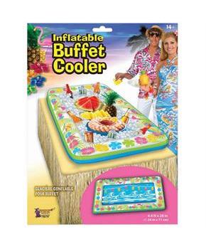 Luau Colorful Inflatable 4.5' x 28" Buffet Cooler