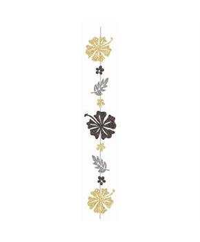Luau Luxe Glitter Flower 6' String Decoration