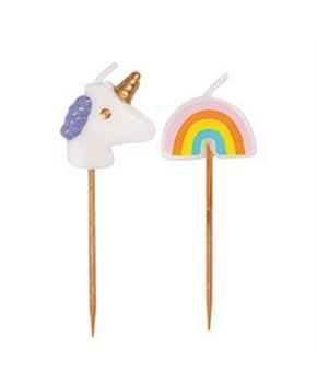 Unicorn & Rainbow Cake Picks
