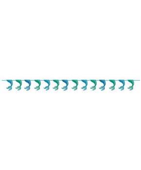 Mermaid Glitter 9' Garland Decoration