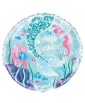 Mermaid 18" Foil Balloon Pkgd