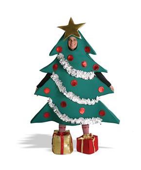 Christmas Tree with Shoe Boxes Adult Costume