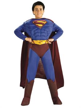 Superman Returns Deluxe Muscle Chest Child Costume