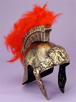 Gold Roman Helmet