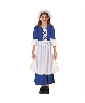Little Colonial Miss Child Costume