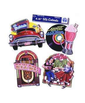 Sock Hop Fabulous 50's Cutouts