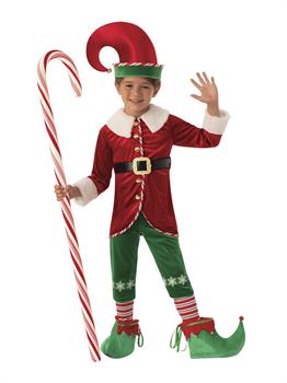Candy Cane Elf Boy Costume Kit