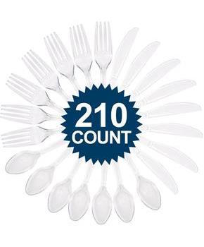 Clear Forks, Knives and Spoons