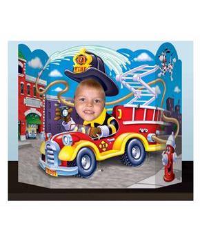 Fire Truck Photo Prop 37" x 25"