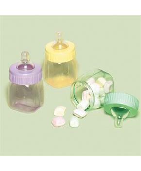 Baby Bottle Favor Containers Asst.