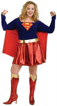Supergirl Adult Plus Costume