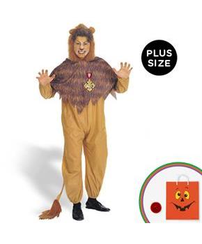 The Wizard of Oz - Cowardly Lion Adult Plus Costume