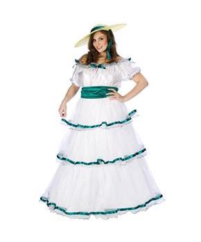 Southern Belle Adult Plus Costume