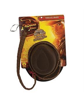 Indiana Jones - Indiana Jones Hat and Whip Set Adult