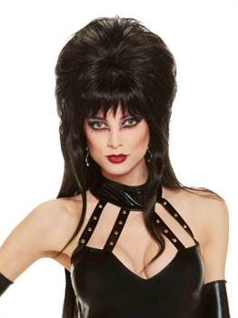 Elvira Wig Vampire Mistress Of The Dark Long Wig