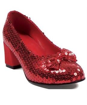 Judy Sequin (Red) Adult Shoes