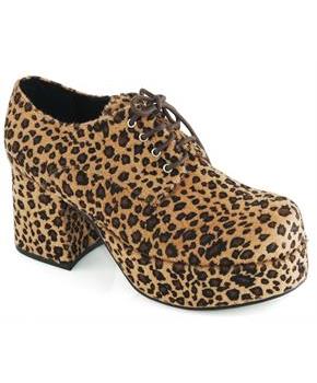 Leopard Print Pimp Adult Shoes
