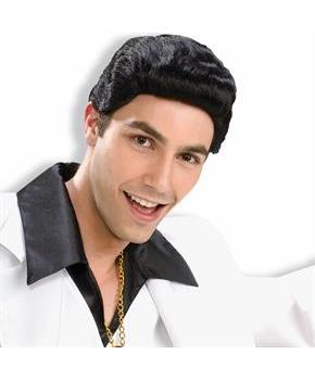 Disco Dude Black Wig