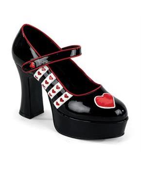 Queen of Hearts Adult Shoes