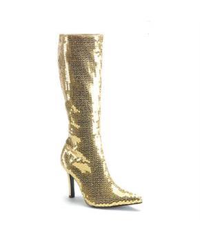 Sequin (Gold) Adult Boots
