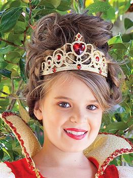 Red and Gold Princess Child Tiara