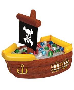 Inflatable Pirate Ship Cooler 41"x23"x 15"