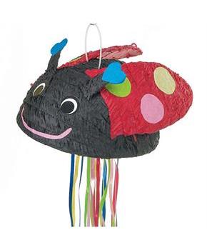 Ladybug Pull String Pinata