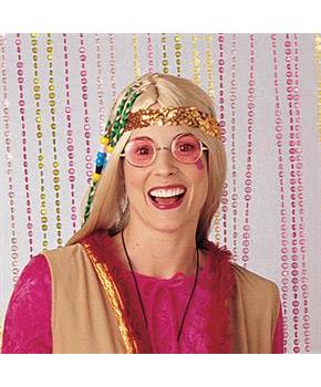 Blonde Wig with Beads