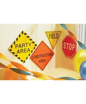Construction 7" Traffic Signs