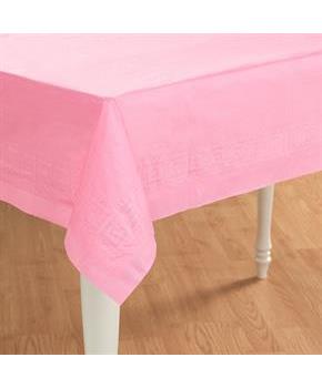 Pretty Pink Paper Tablecover