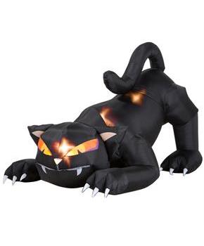 Airblown Animated Black Cat