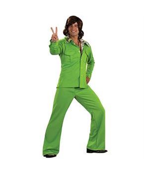 Leisure Suit Deluxe (Lime) Adult Costume