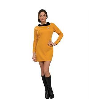 Star Trek Classic Gold Dress Deluxe Adult Costume