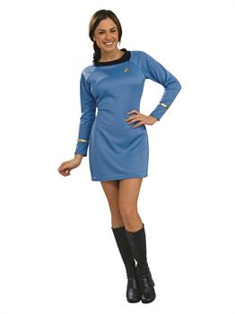 Star Trek Classic Blue Dress Deluxe Adult Costume